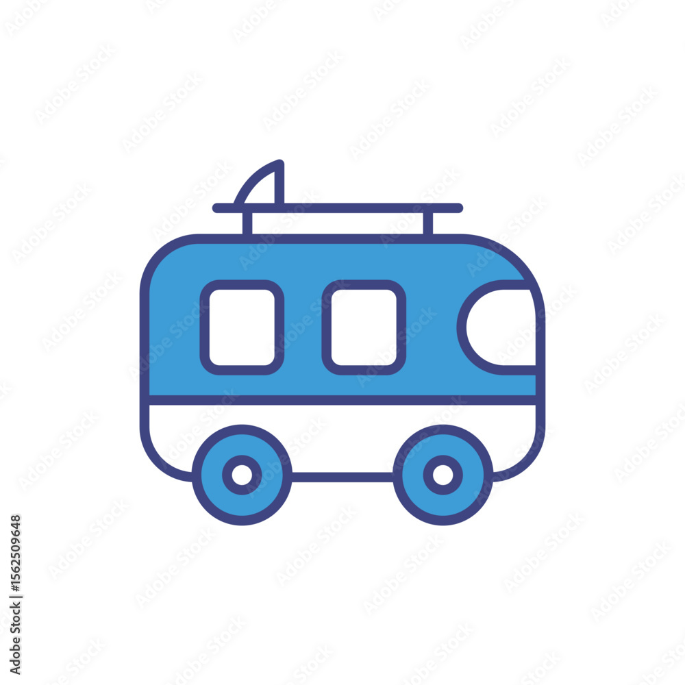 Surfing icon vector Surfing icon vector