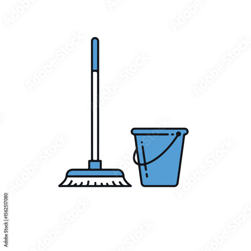 Mop and Bucket Cleaning Supplies.