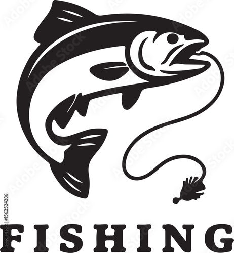 vector illustration of a fish