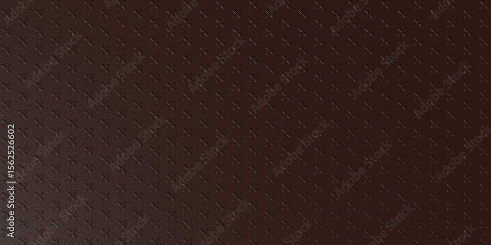Fototapeta premium Dark Brown Plastic Cross Texture