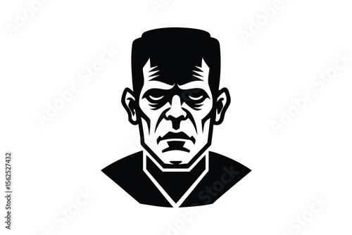 frankenstein head vector icon