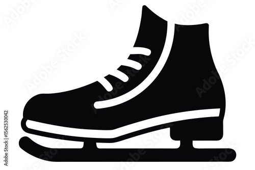 ice skate vector icon