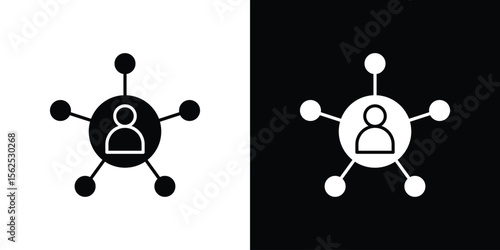 Affiliate marketing icon vector, Symbol, logo illustrations