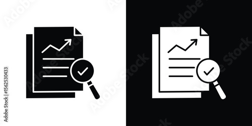 Auditors icon symbol. simple design editable.