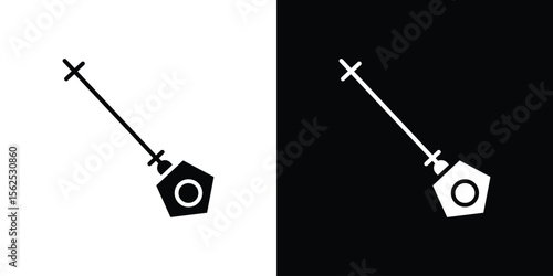 Car dipstick icon symbol. simple design editable.