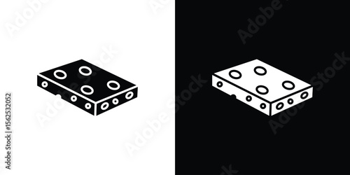 Halva icon symbol. simple design editable.