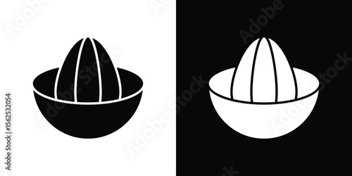 Hand Juicer icon symbol. simple design editable.