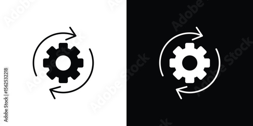 Implementation icon symbol. simple design editable.