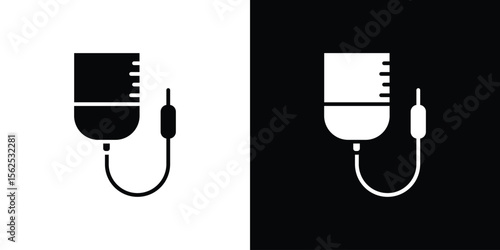 Intravenous icon symbol. simple design editable.