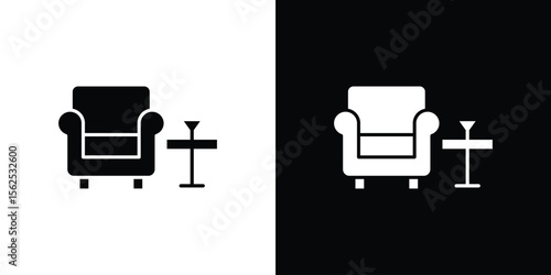 Lounge icon symbol. simple design editable.