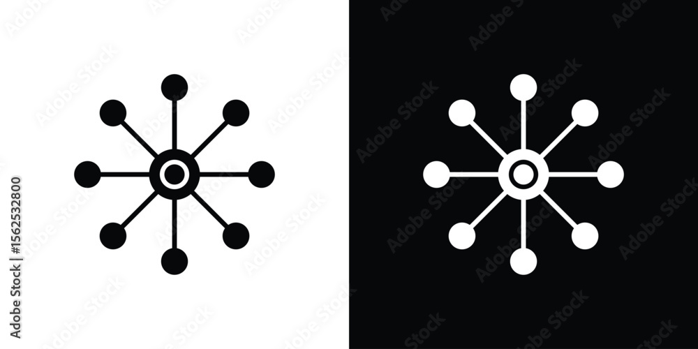 Fototapeta premium Multichannel icon symbol. simple design editable.