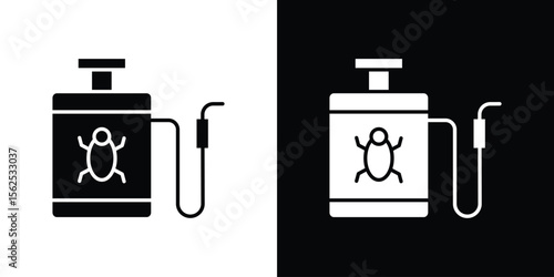 Pesticide icon symbol. simple design editable.
