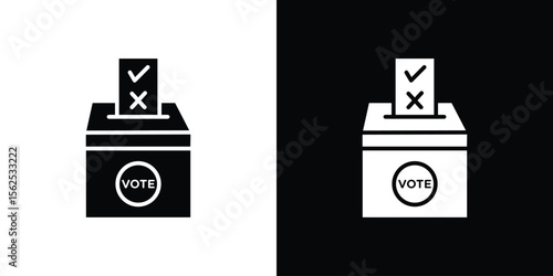 Referendum icon symbol. simple design editable.