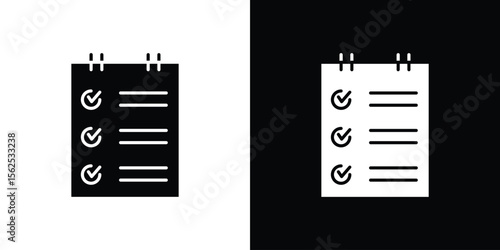 Reservation icon symbol. simple design editable.