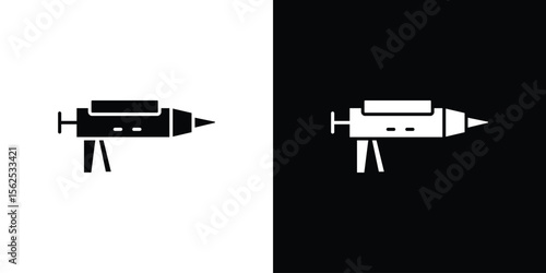 Sealants gun icon symbol. simple design editable.