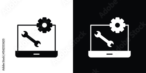 Software Engineering icon symbol. simple design editable.