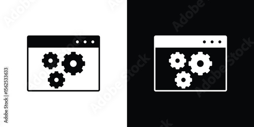 Software icon symbol. simple design editable.