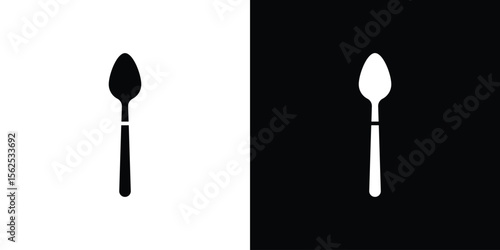 Spoon icon vector, Symbol, logo illustrations