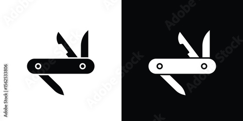 Swiss Knife icon vector, Symbol, logo illustrations