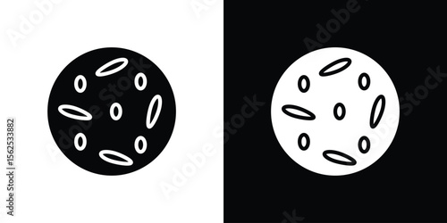 Thalassaemia icon symbol. simple design editable.