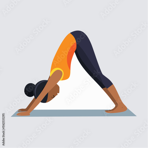 Yoga - position chien tête en bas 