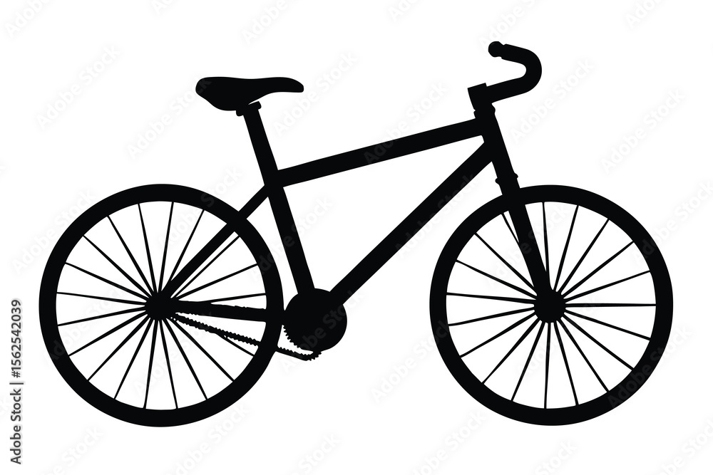 Fototapeta premium vintage bicycle vector illustration