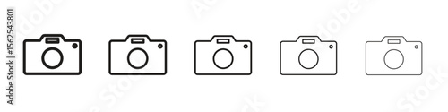 Camera icon vector, Symbol, logo illustrations