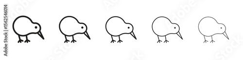 Kiwi bird icon vector, Symbol, logo illustrations