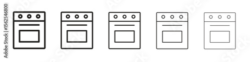 Oven icon vector, Symbol, logo illustrations
