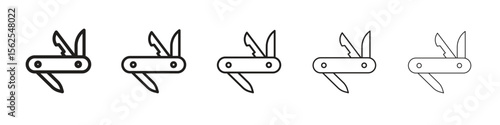 Swiss Knife icon vector, Symbol, logo illustrations