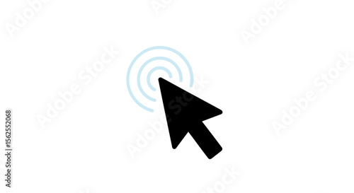 Free Download Vector mouse pointer cursor click icon vector illustration for ui ux design and web development projects use black color - GFXLoad