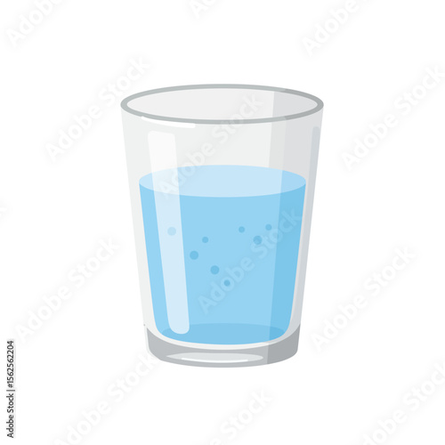 A Refreshing Glass of Clean Drinking Water with Bubbles and Ice Cubes Perfect for Hydration and Health Wellness Lifestyle Choices