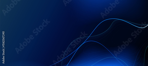 Modern abstract technology background. tech banner for corporate business concept. hi-tech abstract background vector illustration and business or presentation