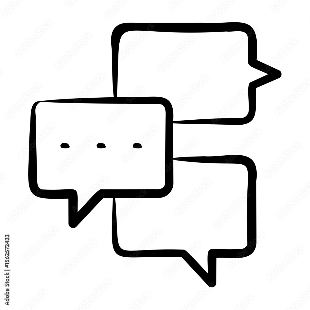 Fototapeta premium Team Chat Icon