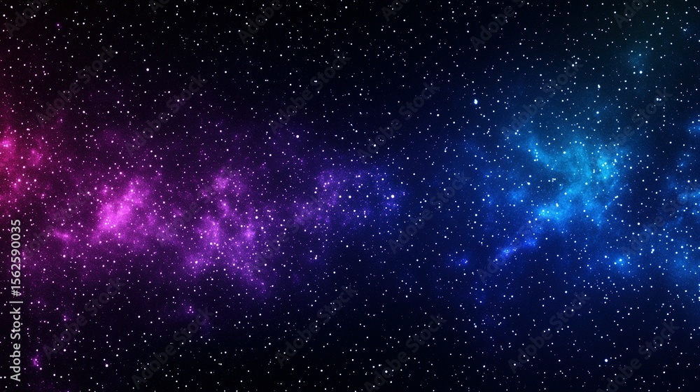 Obraz premium Colorful nebulae and stars in deep space.