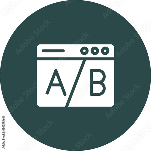 Ab Testing Vector Icon Design