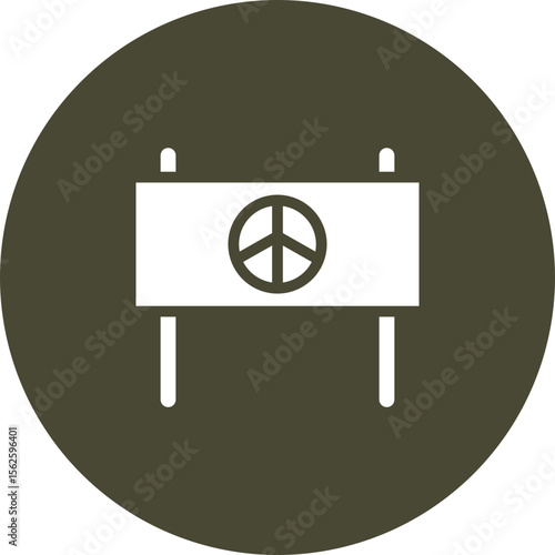 Demonstrator Vector Icon Design