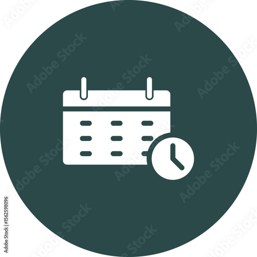 Deadline Vector Icon Design