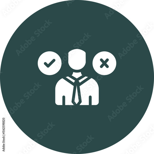 Decision Making Vector Icon Design