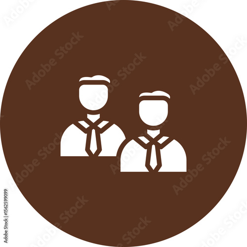 Coworker Vector Icon Design