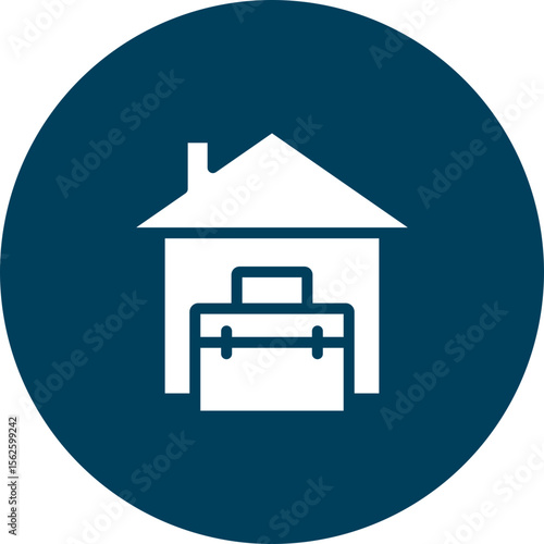 Home Office Vector Icon Design