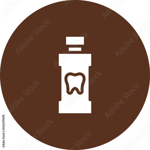 Mouthwash Vector Icon Design