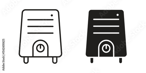 Air purifier icon vector collection. vector stock symbol illustrations