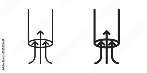 Air suction icon vector collection. vector stock symbol illustrations