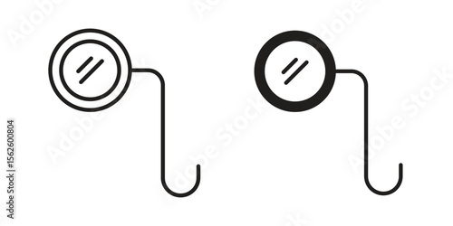 Ar monocle icon vector collection. vector stock symbol illustrations