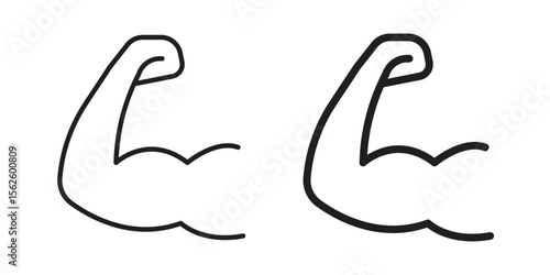 Arm icon vector collection. vector stock symbol illustrations