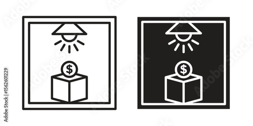 Business incubator icon vector collection. vector stock symbol illustrations