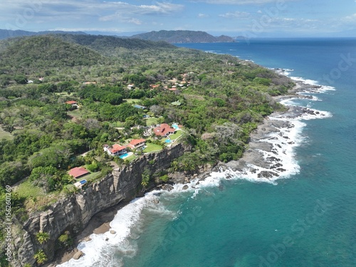 Wallpaper Mural Tango Mar near Montezuma Costa Rica coastline luxury homes aerial Torontodigital.ca