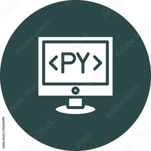 Python Vector Icon Design