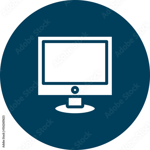 Monitor Vector Icon Design